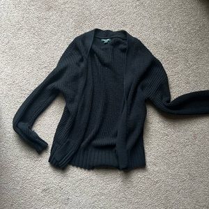 Black Knit Cardigan